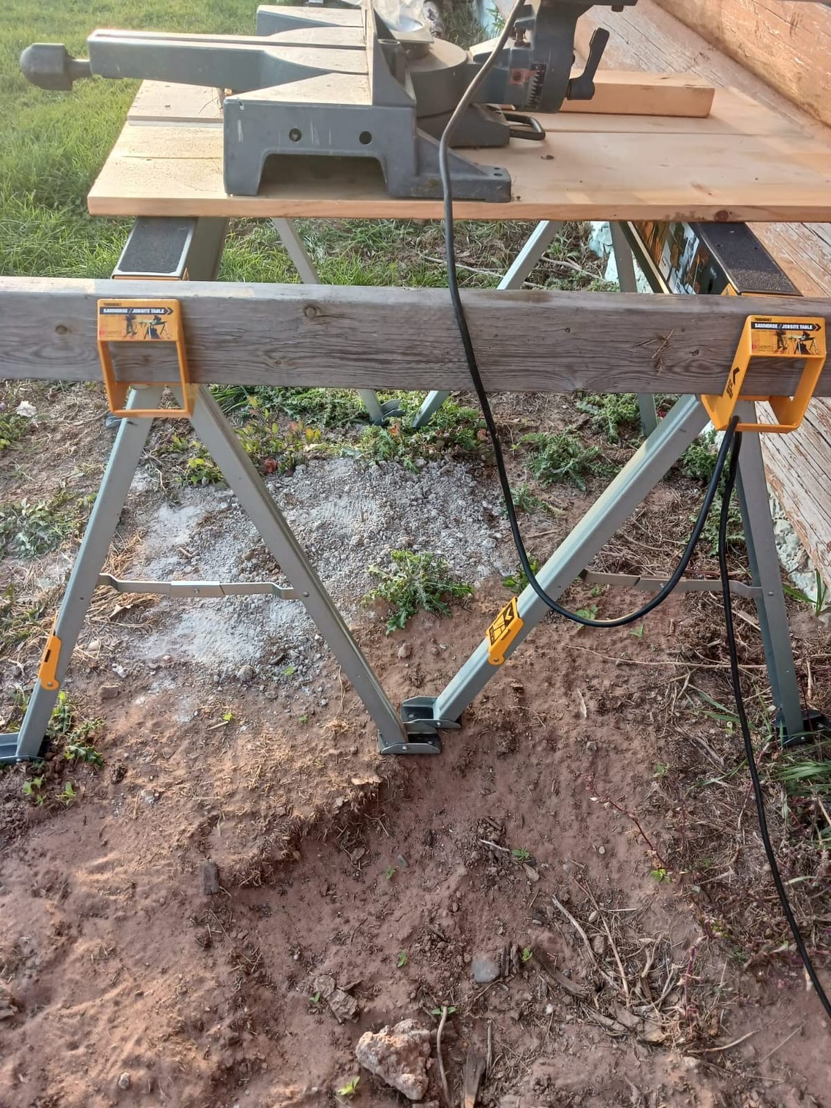 ToughBuilt - Folding Sawhorse & Jobsite Table, 2-Pack, TB-C550-2 customer photo 2