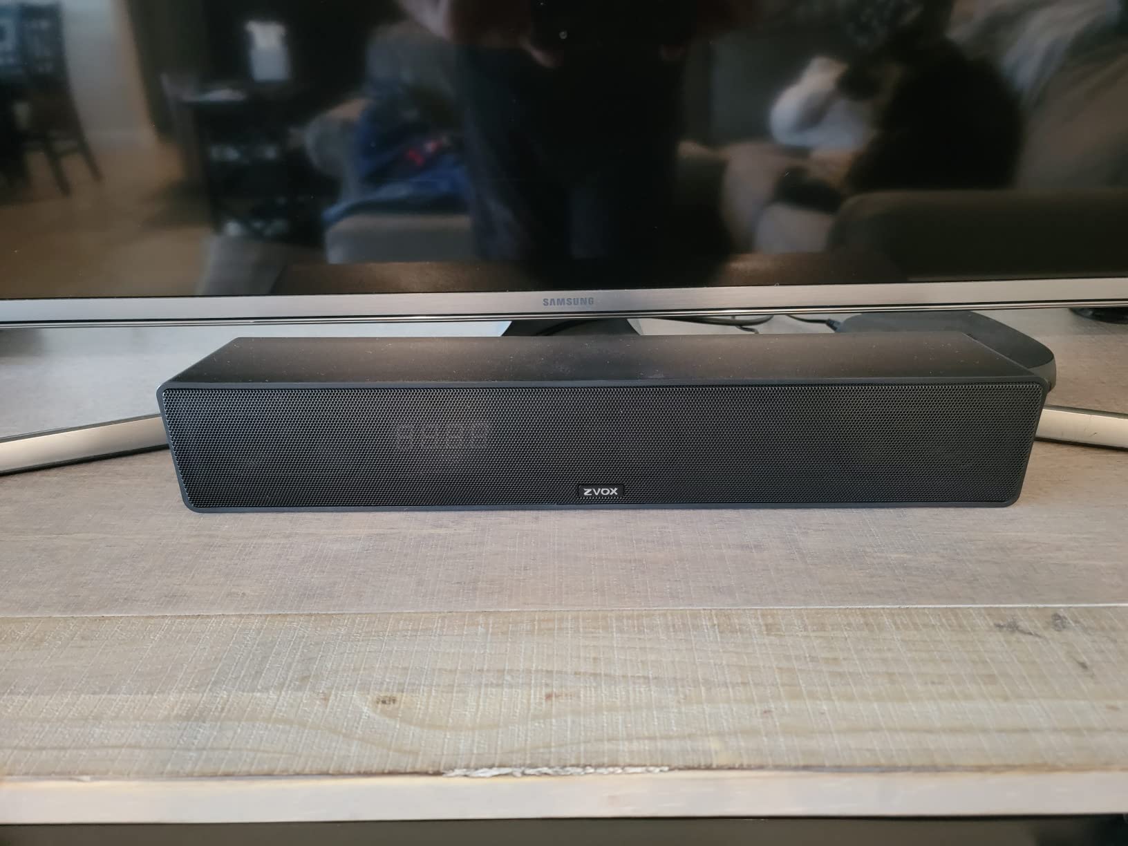 ZVOX AccuVoice AV157 Dialogue Clarifying Soundbar- 12 Levels of Voice Boost customer photo 1