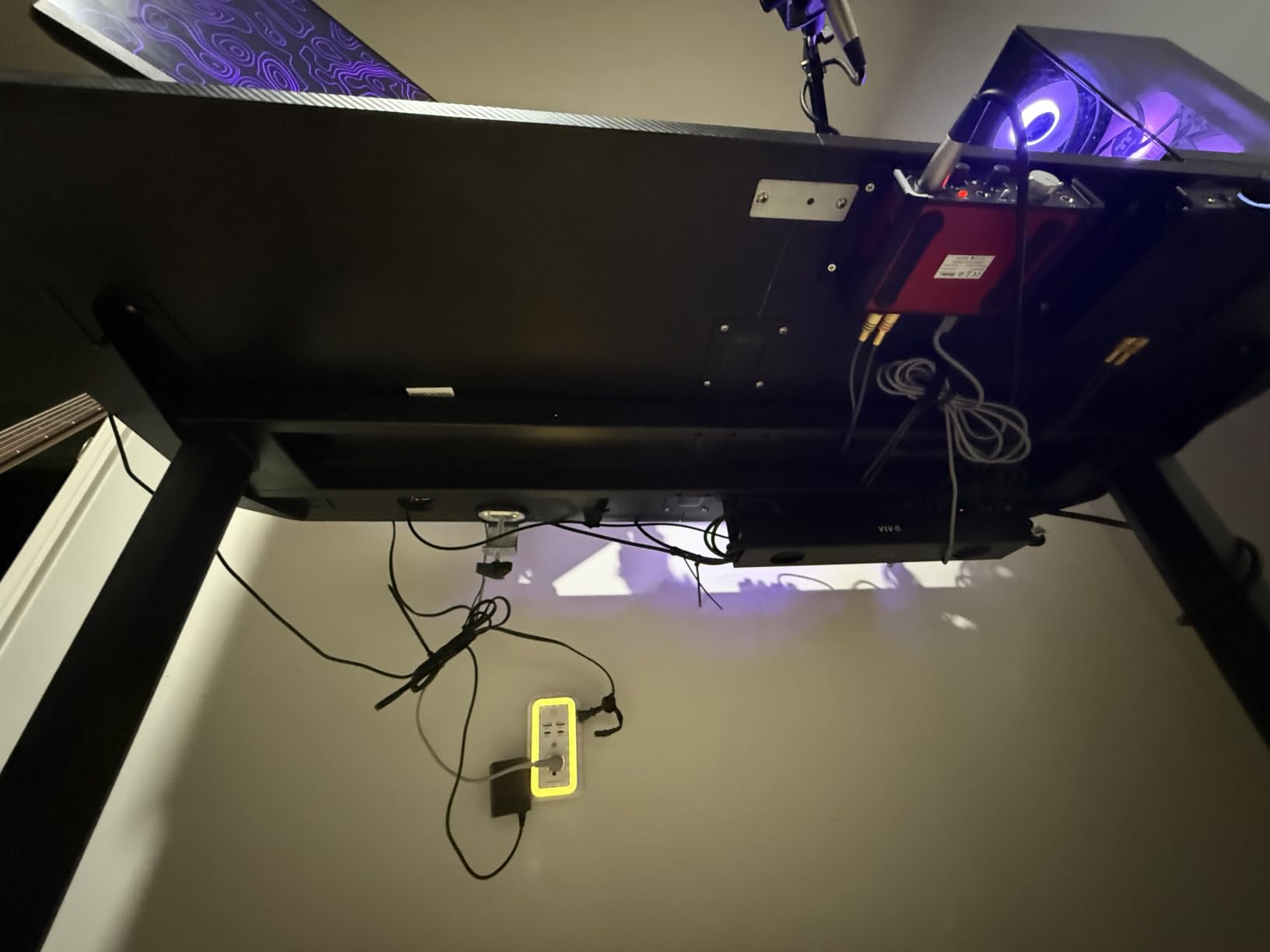 VIVO Black 17 in Under Desk Cable Management Tray, DESK-AC06-1C customer photo 2