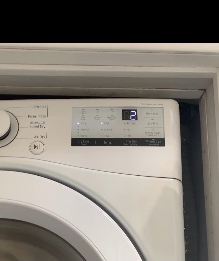 LG 7.4 Cu. Ft. Vented Stackable Electric Dryer in White with Sensor Dry customer photo 2