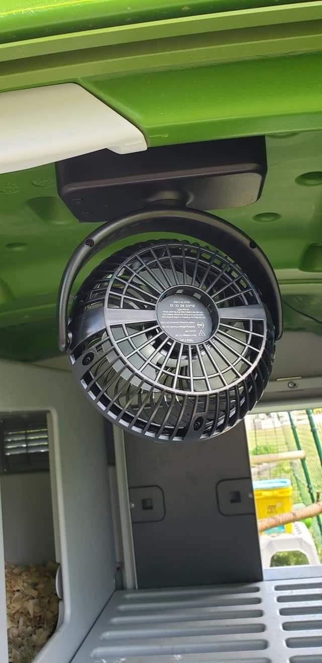 Camping Fan with LED Light, 7 Inches Portable Rechargeable Battery Operated Fan for Camping, Emergency, Office customer photo 2