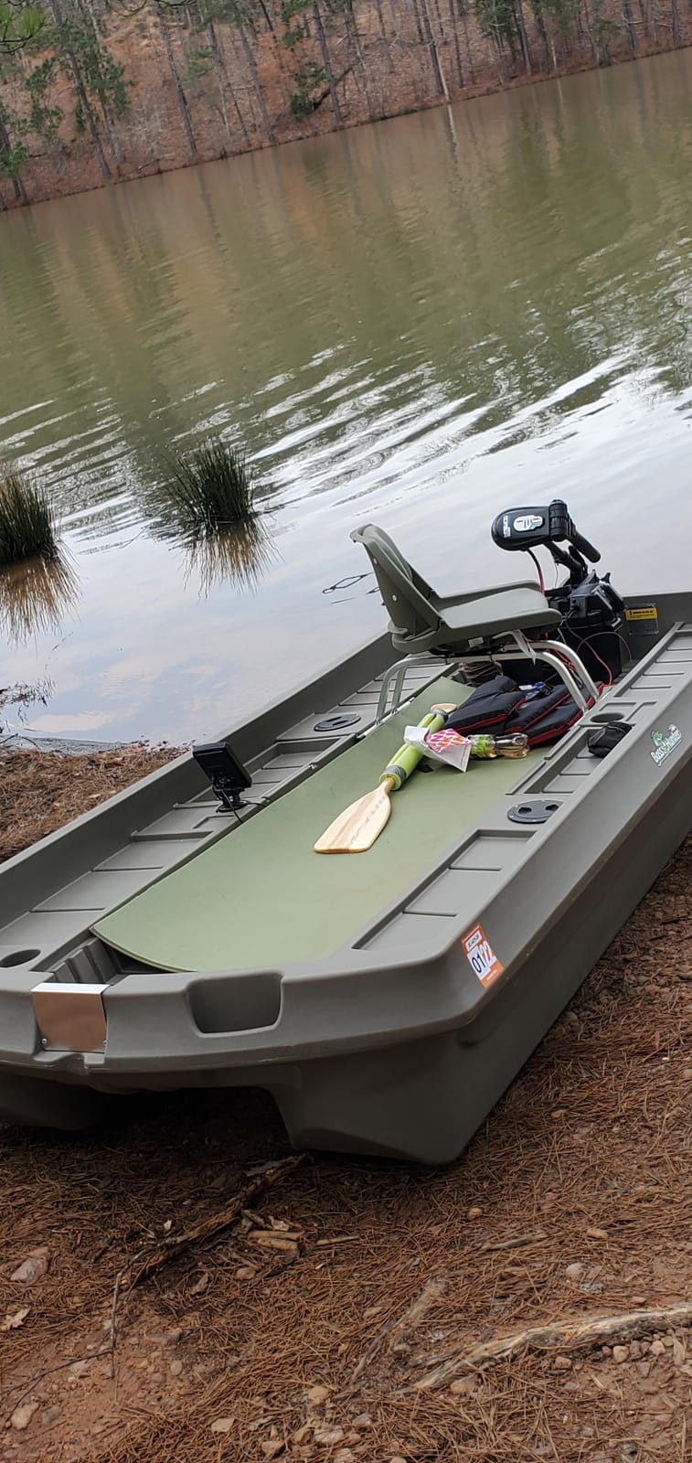 AQUOS Haswing 12V 65lbs 35.5in Brushless Transom Trolling Motor customer photo 2