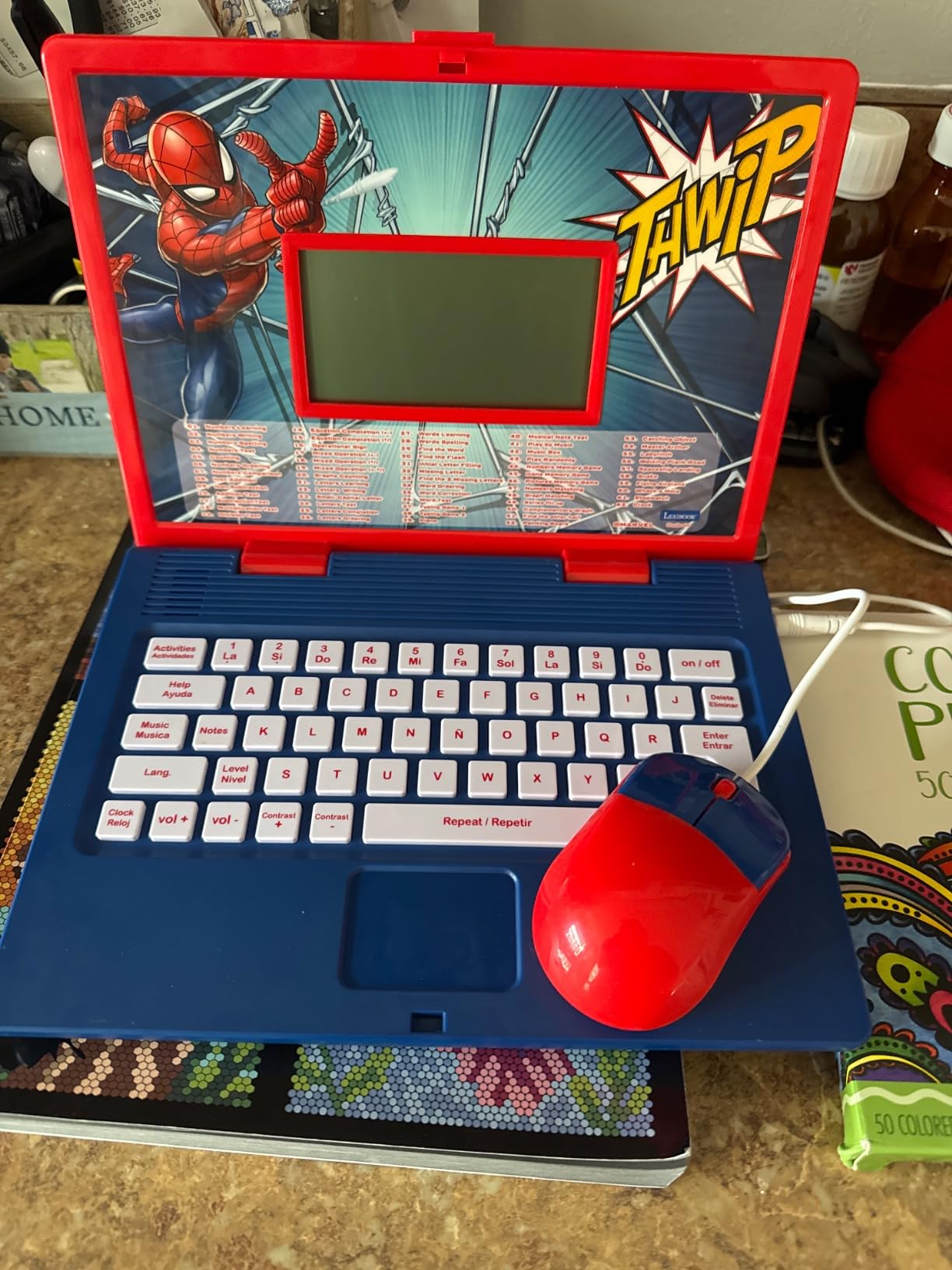 Lexibook, Spider-Man Educational Laptop for Kids, JC598SPi2 customer photo 1