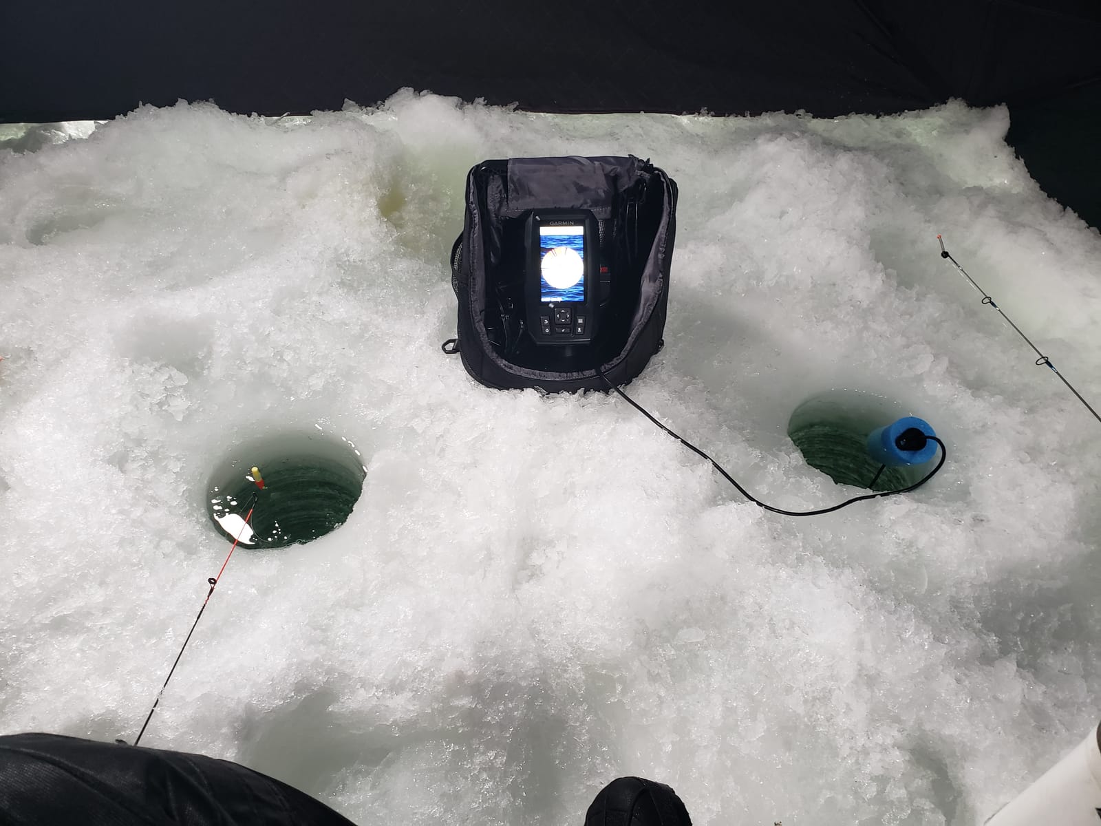 Garmin Striker Plus 4 Ice Fishing Bundle, Includes Portable Striker Plus 4 Fishfinder and Dual Beam-IF Transducer customer photo 2