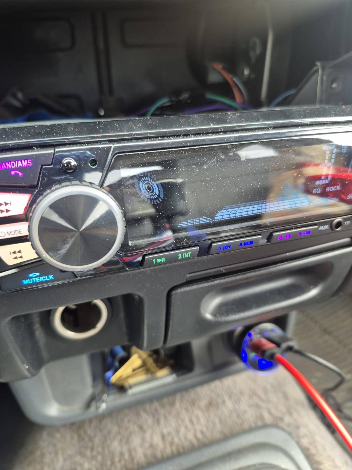 REAKOSOUND Car Radio Bluetooth Single DIN Stereo - FM, USB, AUX, APP, No CD customer photo 2
