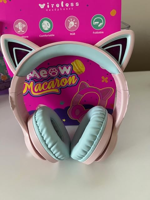 Cat Ear Bluetooth Headphones by iClever customer photo 1