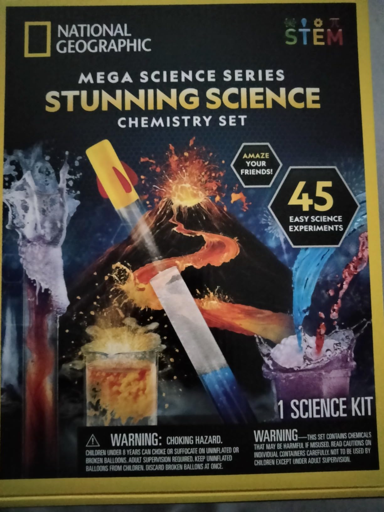 National Geographic Chemistry Set with 45 Experiments for Kids 8-12 customer photo 2