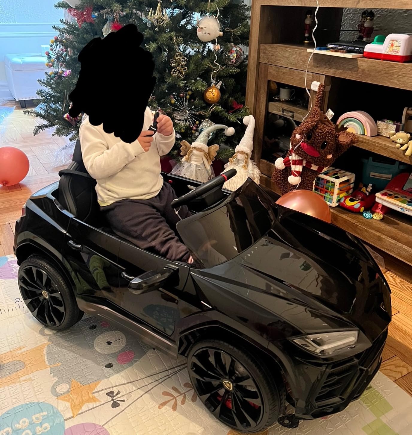 Kidzone 12V Lamborghini Urus Ride On Car for Kids, Pink | Electric Vehicle Toy w/ Remote Control, Horn, Radio, Port, AUX, Spring Suspension, Opening Door, LED Light customer photo 2