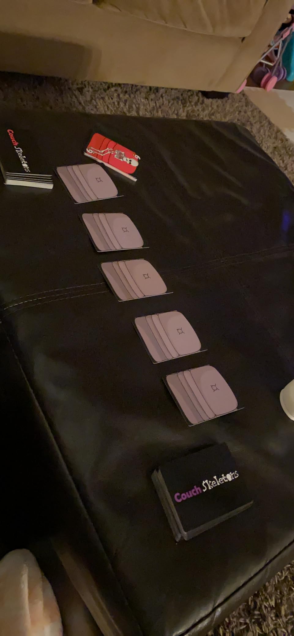 Couch Skeletons Card Game - Quick and Easy 2 Player Game by The Dusty Top Hat customer photo 1