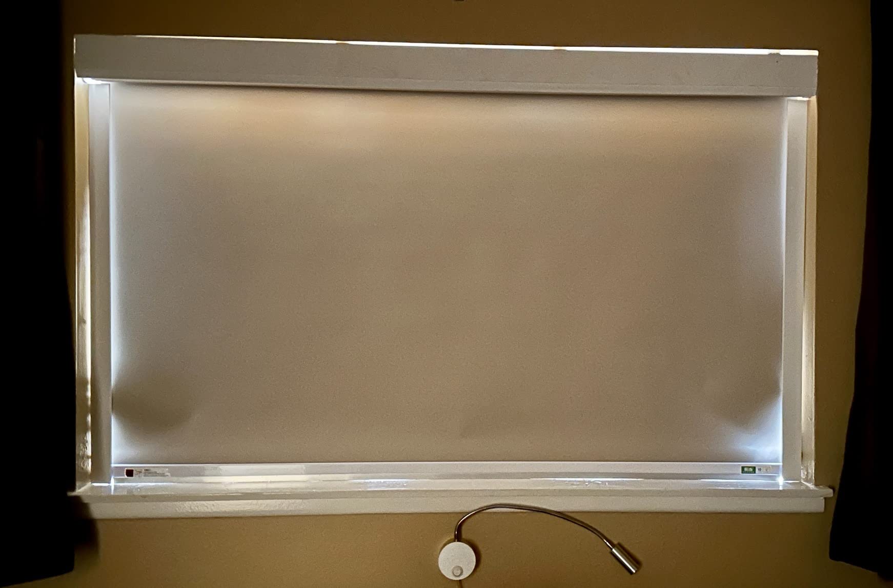 ZSHINE Motorized Blackout Roller Shades Remote Control Rechargeable(82010G) customer photo 1