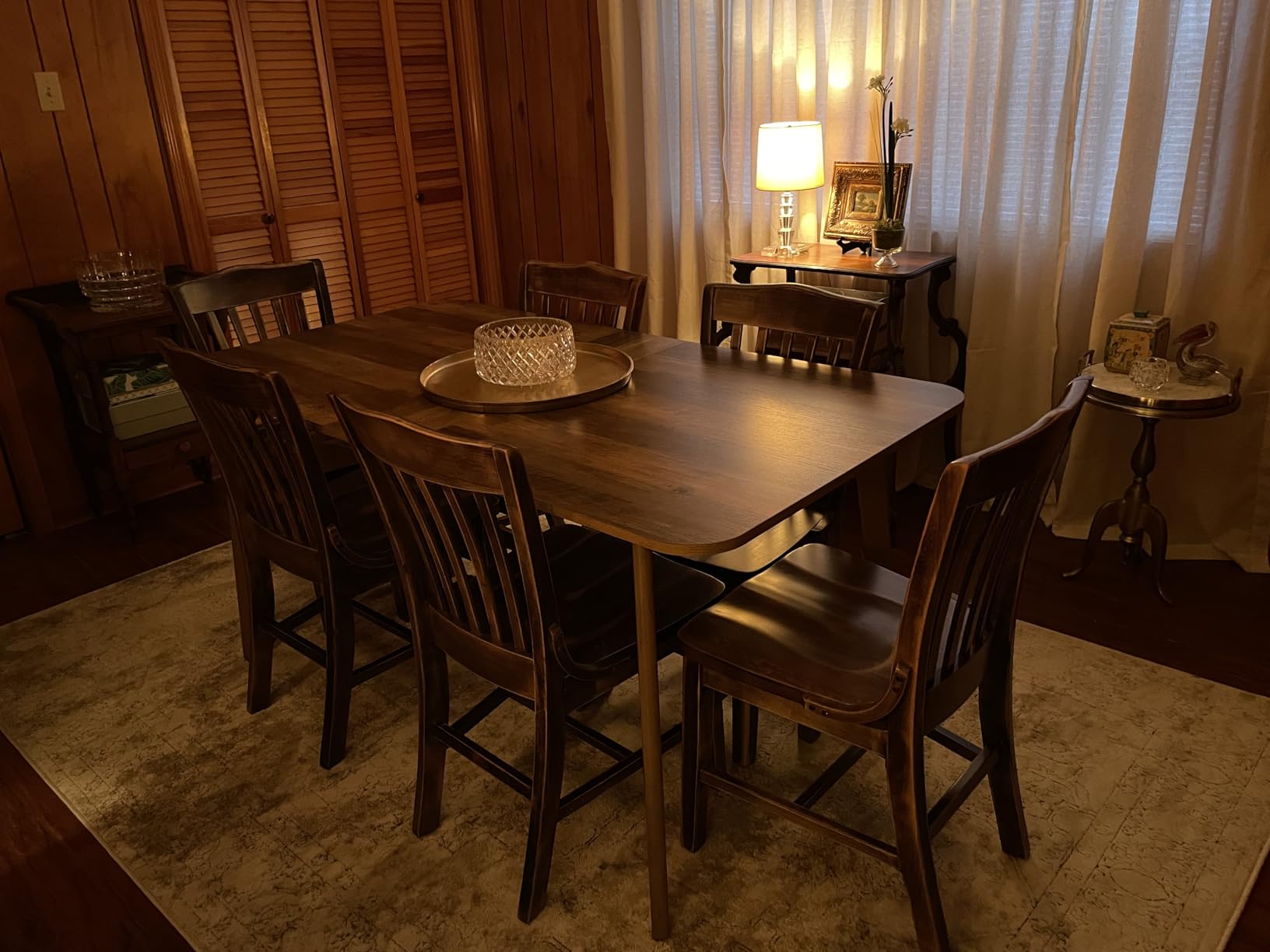 VASAGLE Folding Dining Table, Kitchen Table customer photo 1