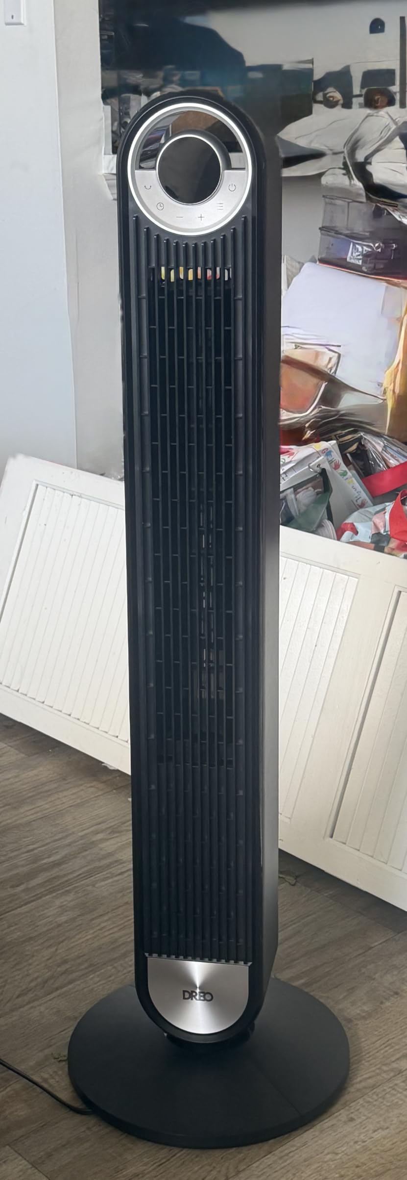 DREO Tower Fan for Bedroom, Upgraded DC 28ft/s Velocity, 9 Speeds customer photo 2