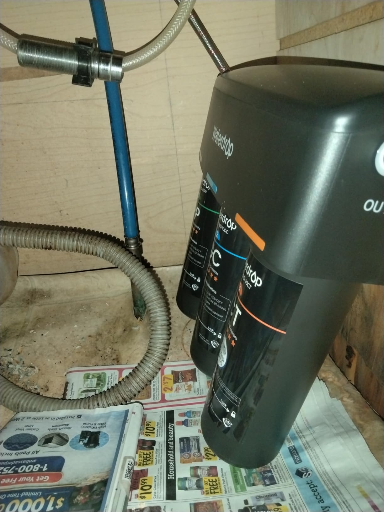 Waterdrop TSA 8 Layer Under Sink Water Filter System, NSF/ANSI 42 Certified customer photo 2