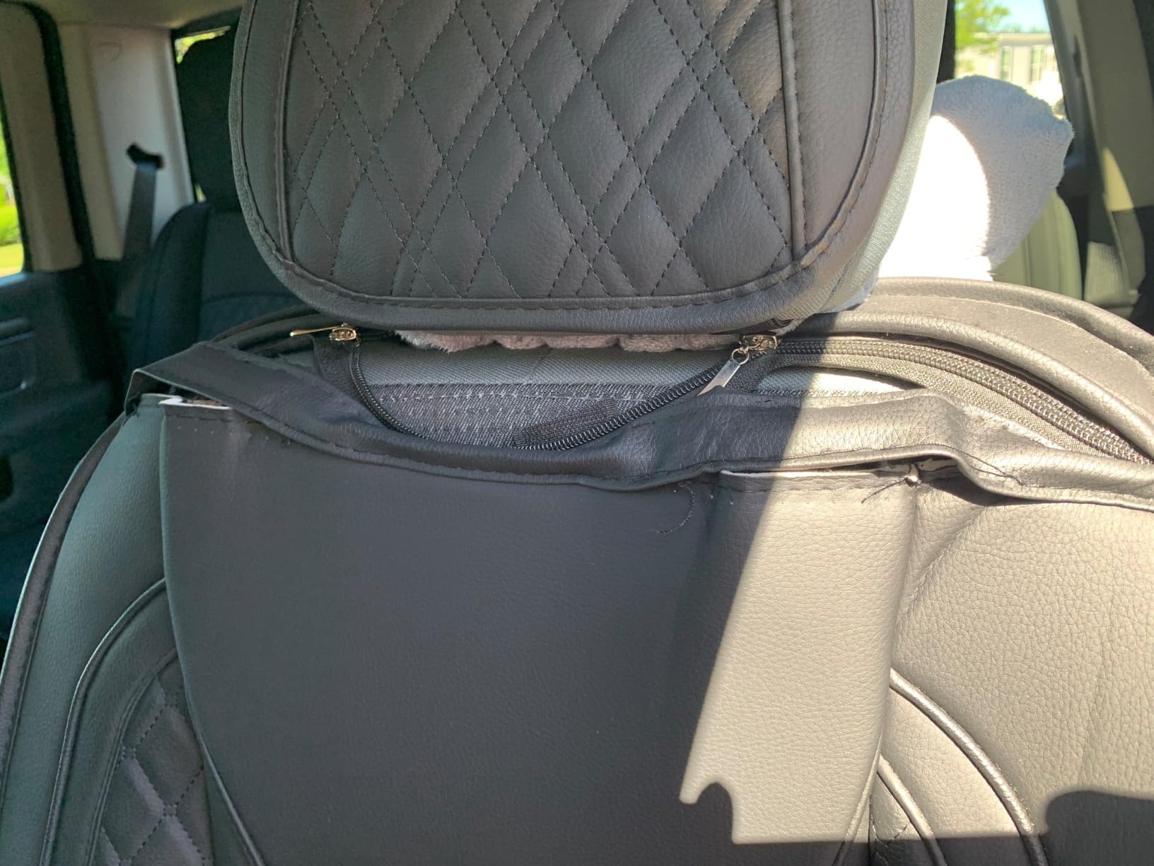YIERTAI Car Seat Covers for Dodge Ram Fit 2009-2026 1500 2010-2026 2500 3500 Classic Bighorn Longhorn Laramie Tradesman Truck Brown Full Set customer photo 2