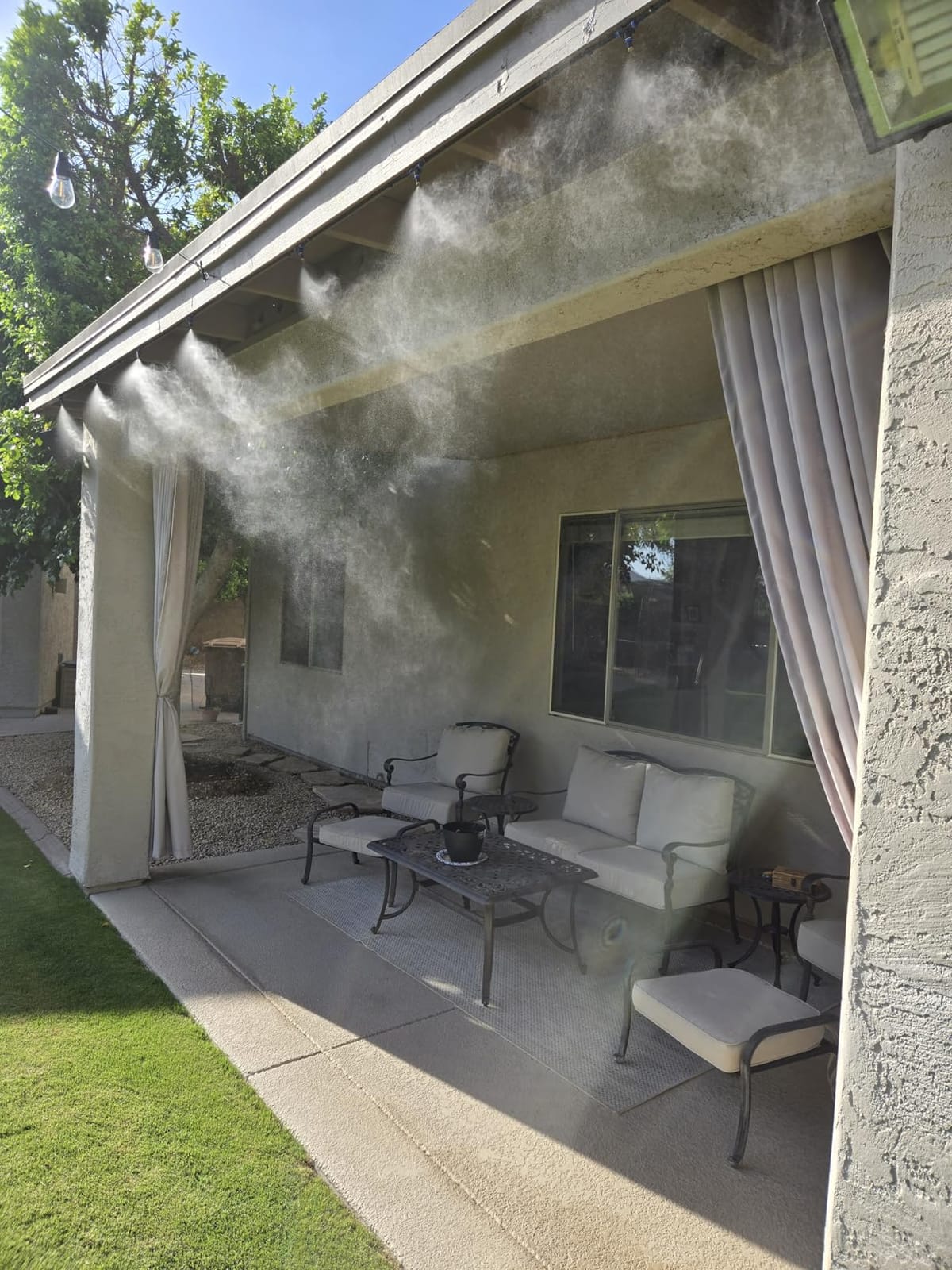 Misters for Outside Patio, 80FT|24M Outdoor Water Misting Cooling System. customer photo 1