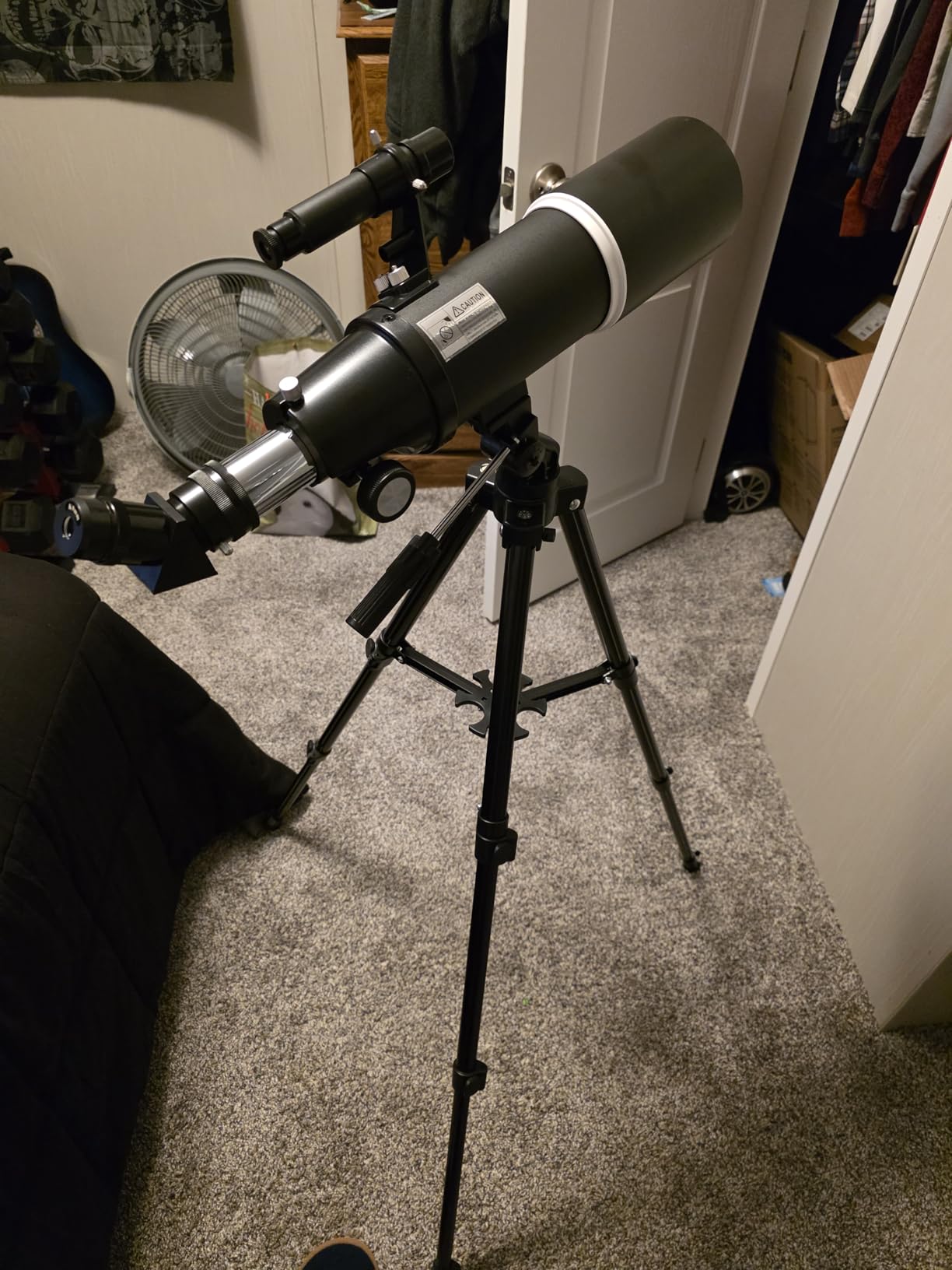Telescopes for Adults Astronomy, 80mm Aperture 600mm Refractor Telescope for Kids & Beginners, Compact and Portable Travel Telescopio with Backpack customer photo 2