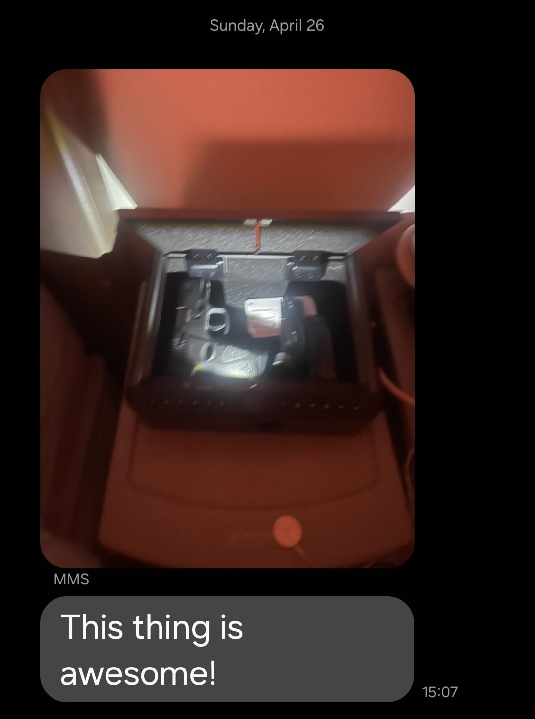 BILLCONCH Smart Gun Safe with Fingerprint, App, Keypad,LCD& Security Cable customer photo 2