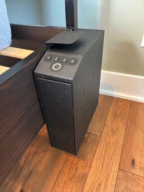 Biometric Slider Handgun Gun Safe for Nightstand, Desk, Bed Side, Truck customer photo 2