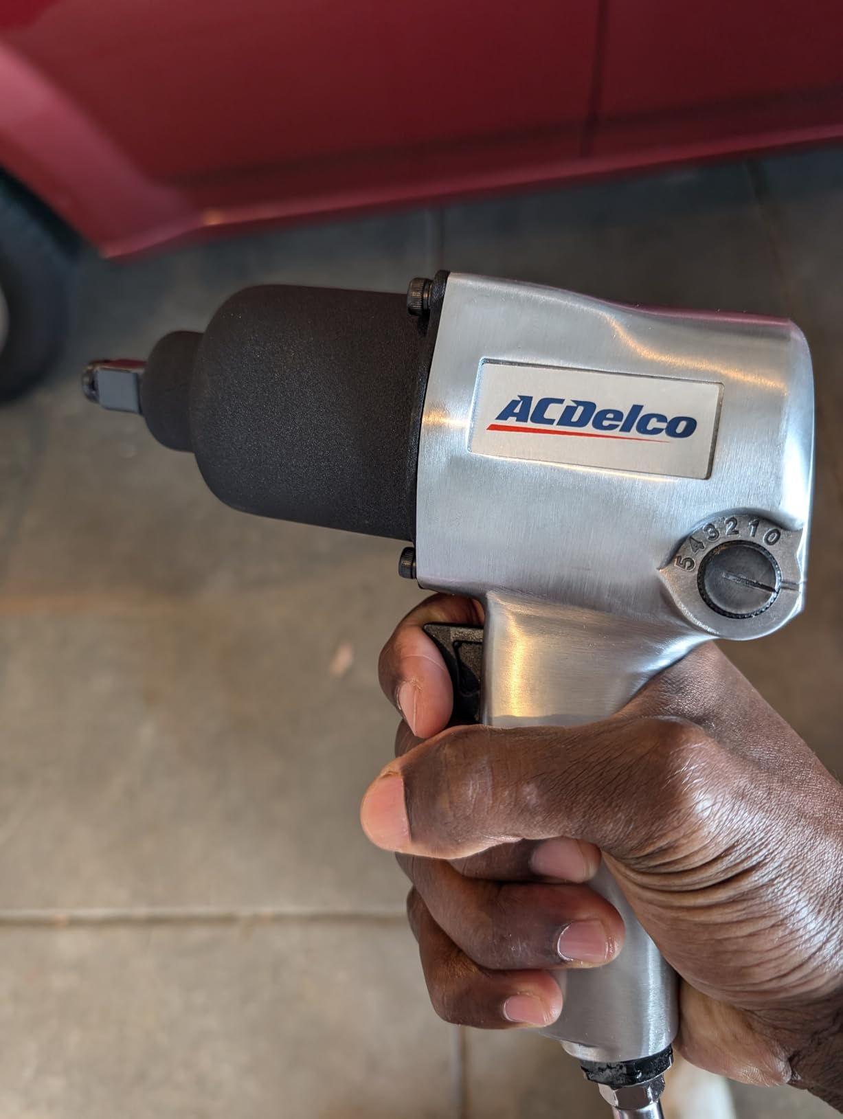ACDelco ANI405A-NK1 Pneumatic Heavy Duty Twin Hammer ½” 5-Speed Impact Wrench & 3/8” Ratchet Wrench Combo Tool Kit customer photo 1