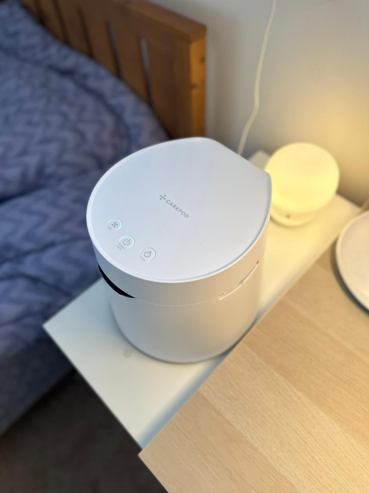 Carepod One Stainless Steel Humidifier for Large Room, Quiet & Safe for Baby, Only 3 Washable Parts & Easy to Clean, Ultrasonic Cool Mist Humidifiers for Bedroom, Filter-Free, Lasts 30Hrs (1Gal/4L) customer photo 1