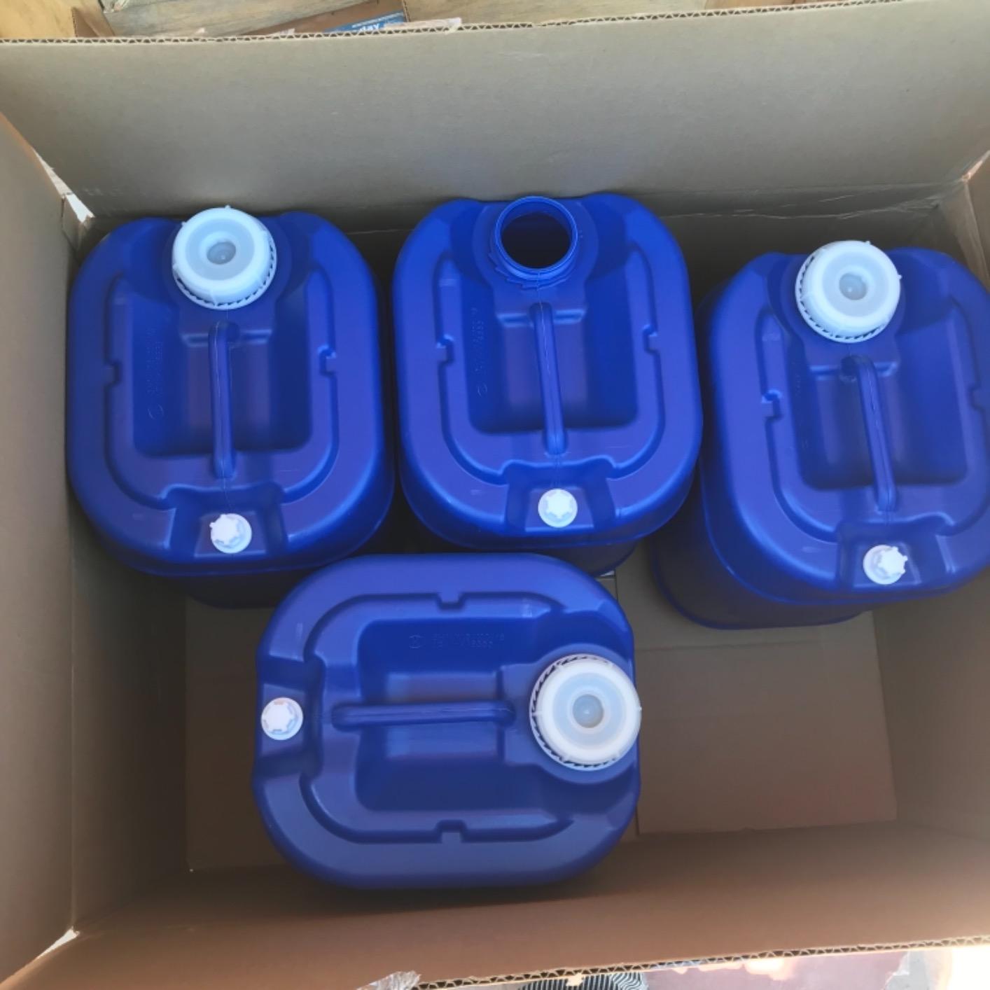 5-Gallon Stackable Water Storage Containers, Emergency Water Storage for Camping and Disaster Preparedness, 20 Gallons customer photo 1