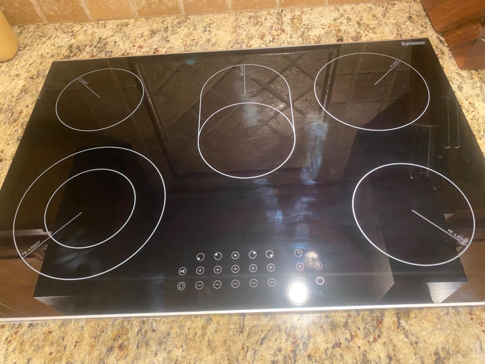 Karinear 30 Inch Electric Cooktop 30 Inch 5 Burner Drop-in Radiant Stovetop customer photo 1