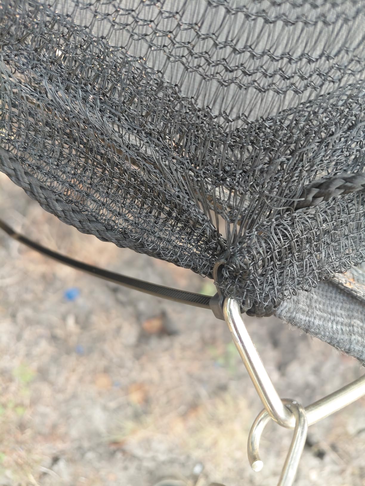 Cliselda Round Trampoline Replacement Safety Net for 6 Straight Poles customer photo 1