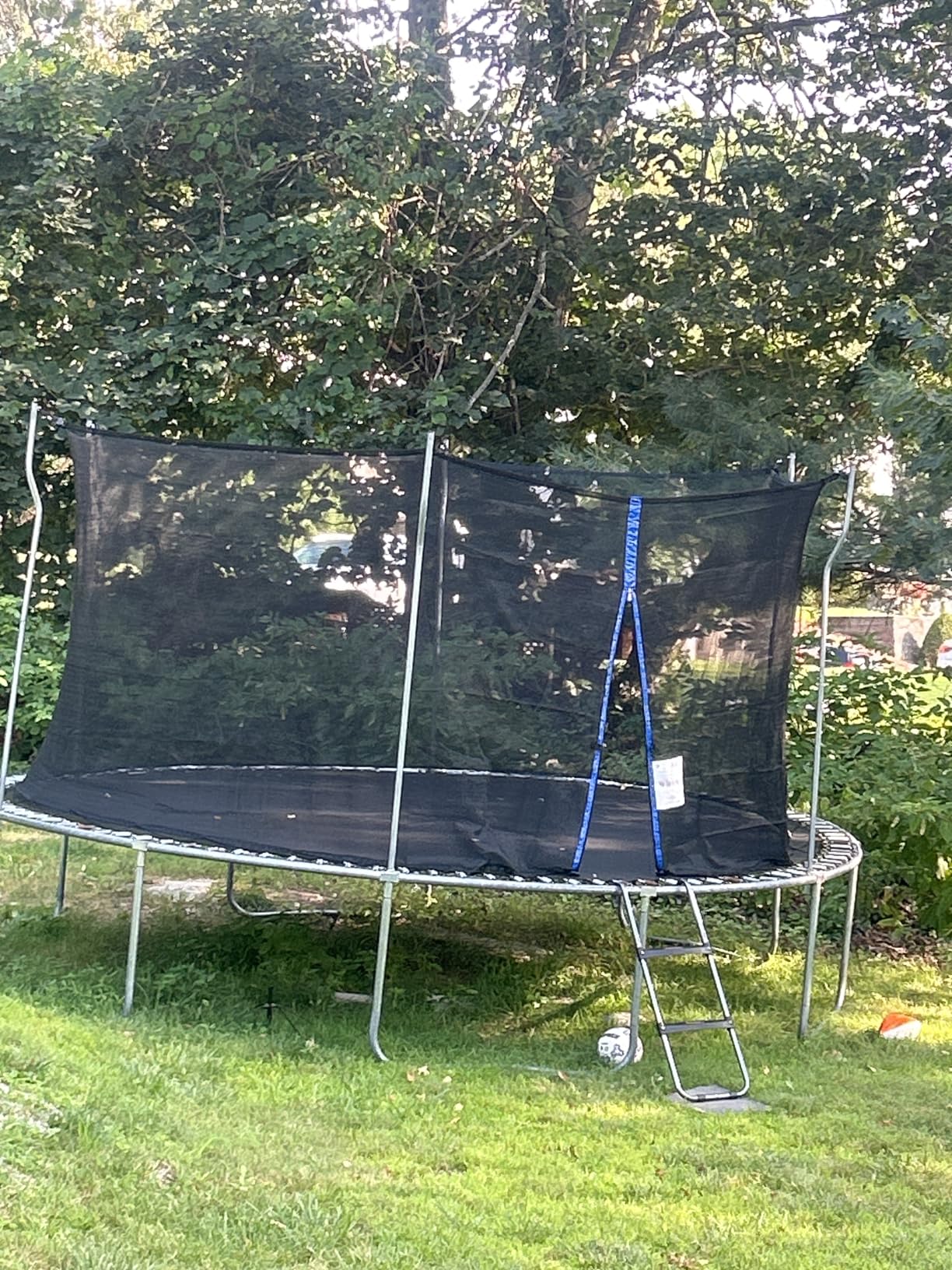 Cliselda Round Trampoline Replacement Safety Net for 6 Straight Poles customer photo 2