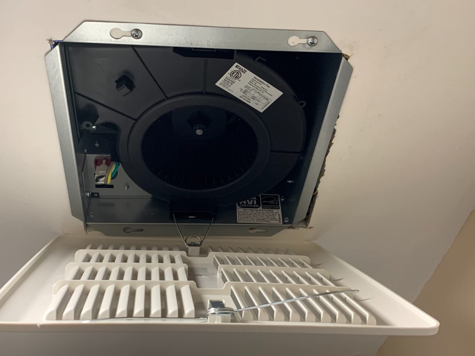 KAZE APPLIANCE SNP100 Bathroom Ventilation Exhaust Extractor Fan customer photo 1