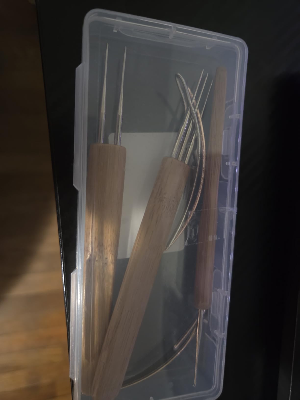 Cabinet Scraper Burnisher with 4 Piece Multi-Shaped Scraper Set 2 Rectangle 1 Curved (Convex and Concave) and 1 Gooseneck Scraper customer photo 2
