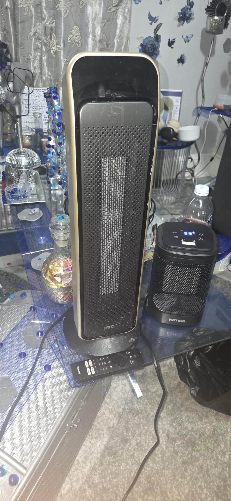 DREO Ceramic Space Heater for Indoor Use 25 Inch, Remote and Thermostat customer photo 1