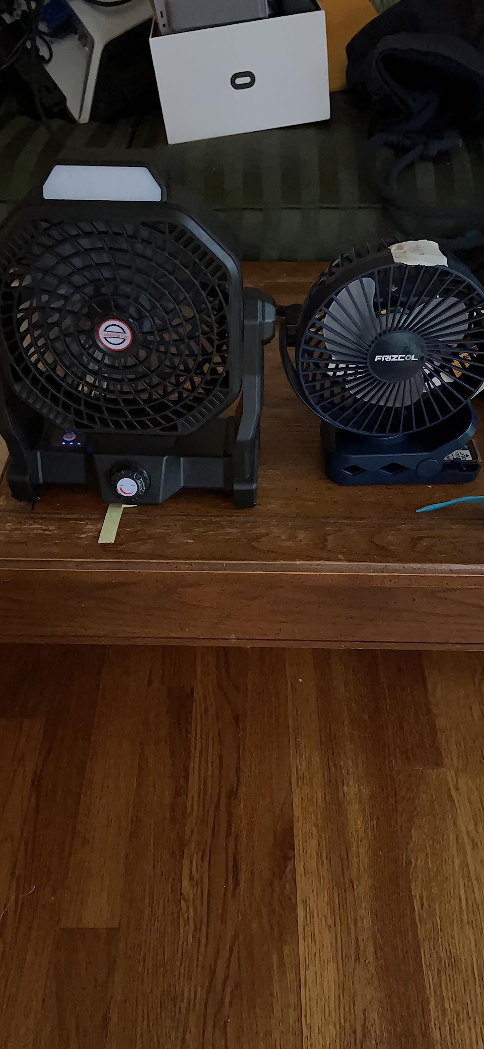 Clip on Fan, 65Hours Portable Rechargeable Fan with LED Lights/Remote/Hooks customer photo 1