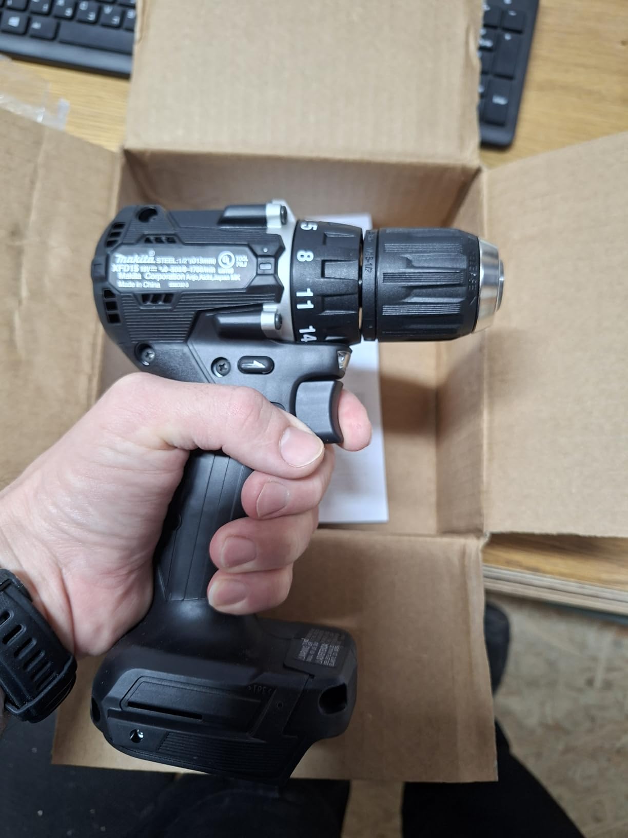 Makita XFD15ZB 18V LXT Lithium-Ion Sub-Compact Brushless Cordless 1/2