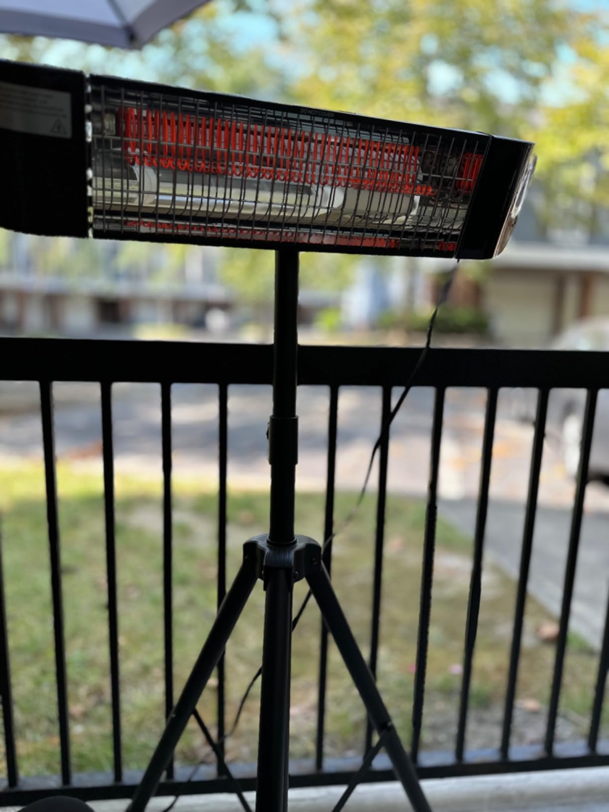 Paraheeter Outdoor Electric Infrared Patio Heater, 1500W customer photo 2