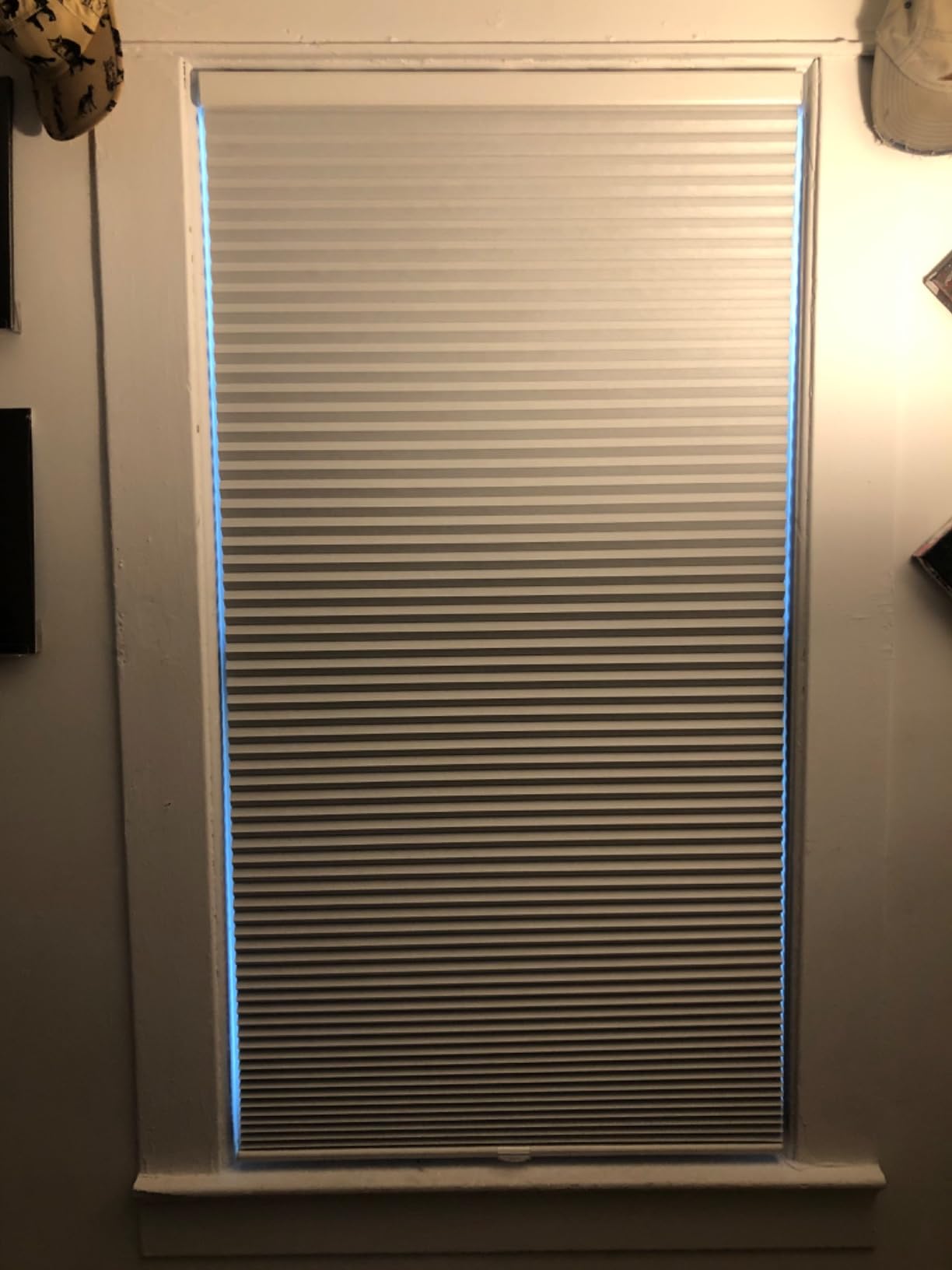 CHICOLOGY Cordless Cellular Shades, Room Darkening, Evening Mist, 58.25x48 customer photo 2