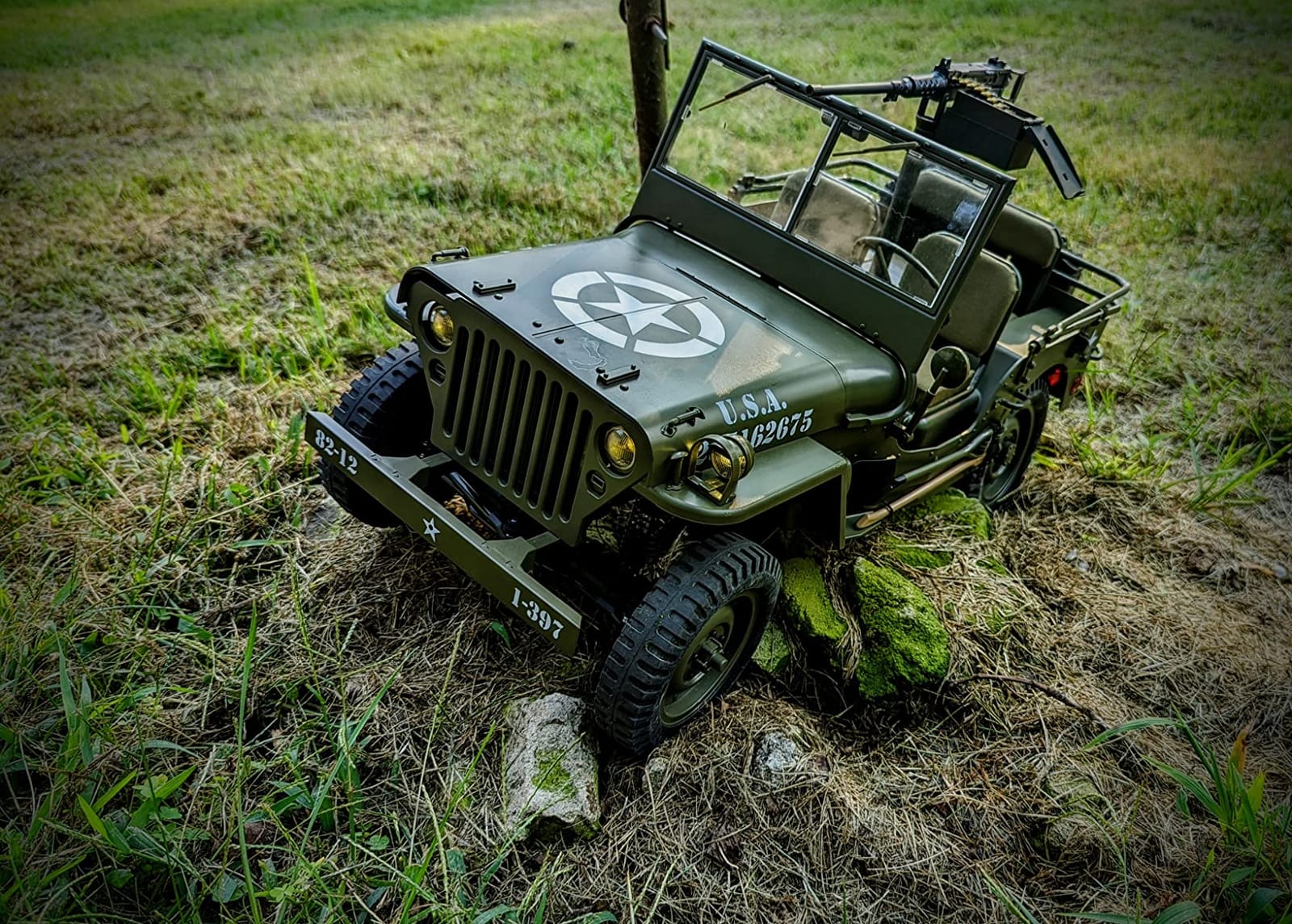 Rochobby FMS 1/6 1941 MB Scaler RC mini RC Truck MB Scaler 4x4 Hobby Grade Brushed RC Rock Crawler RC Army Military Truck for Adults, RS no Battery customer photo 2