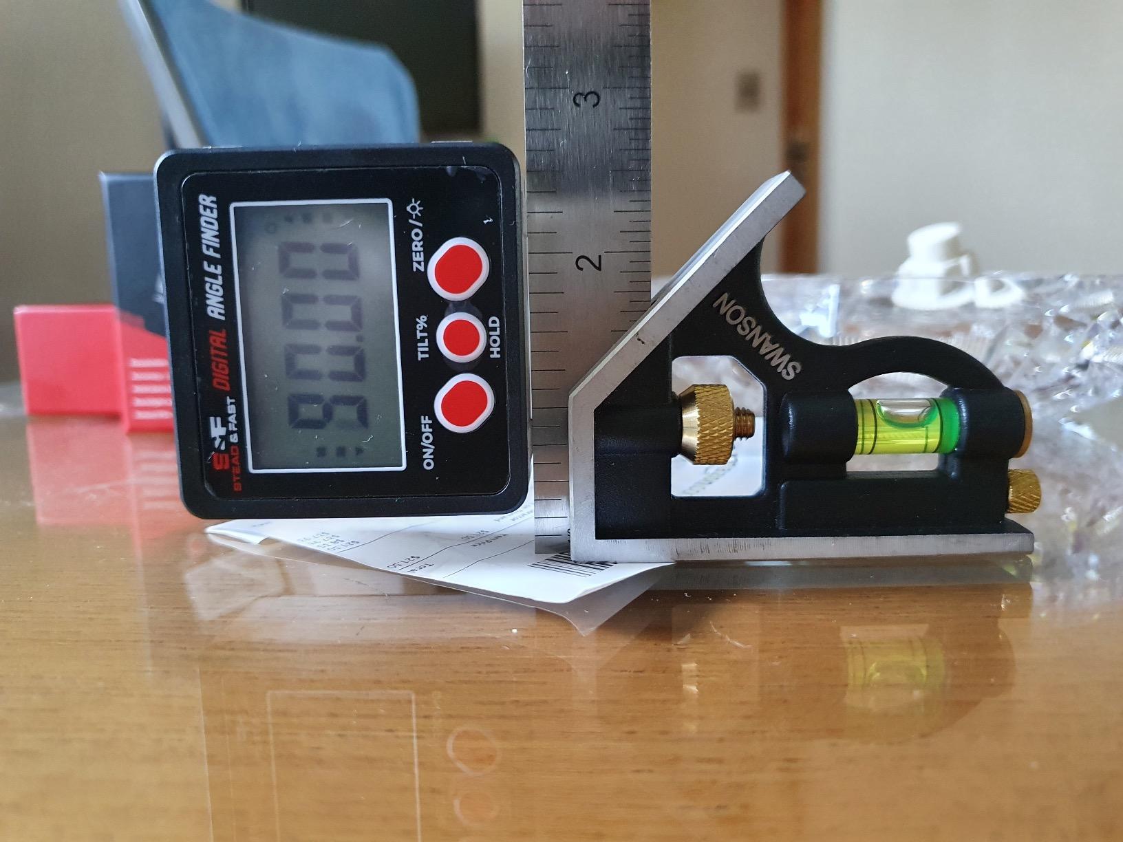S&F STEAD & FAST Digital Angle Gauge Magnetic, Angle Cube for Table Saw customer photo 1