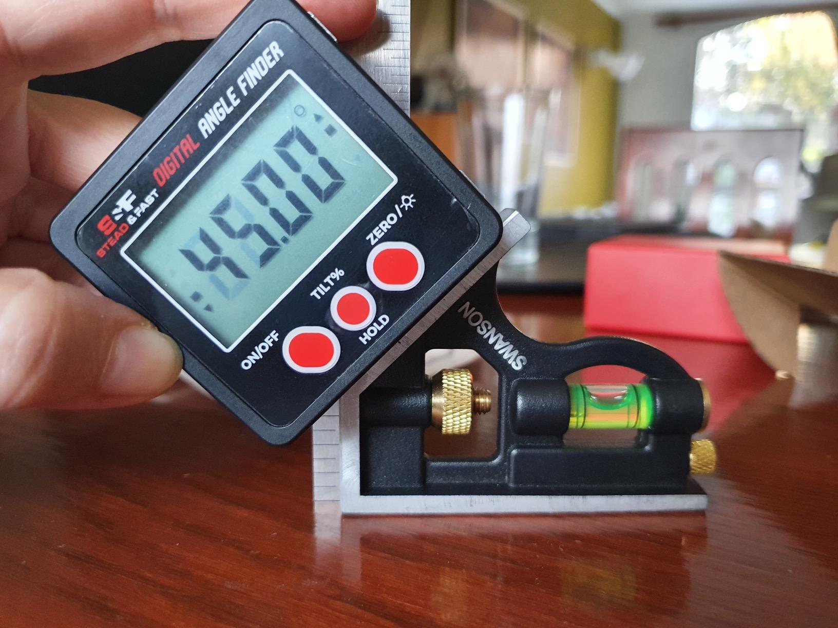 S&F STEAD & FAST Digital Angle Gauge Magnetic, Angle Cube for Table Saw customer photo 2