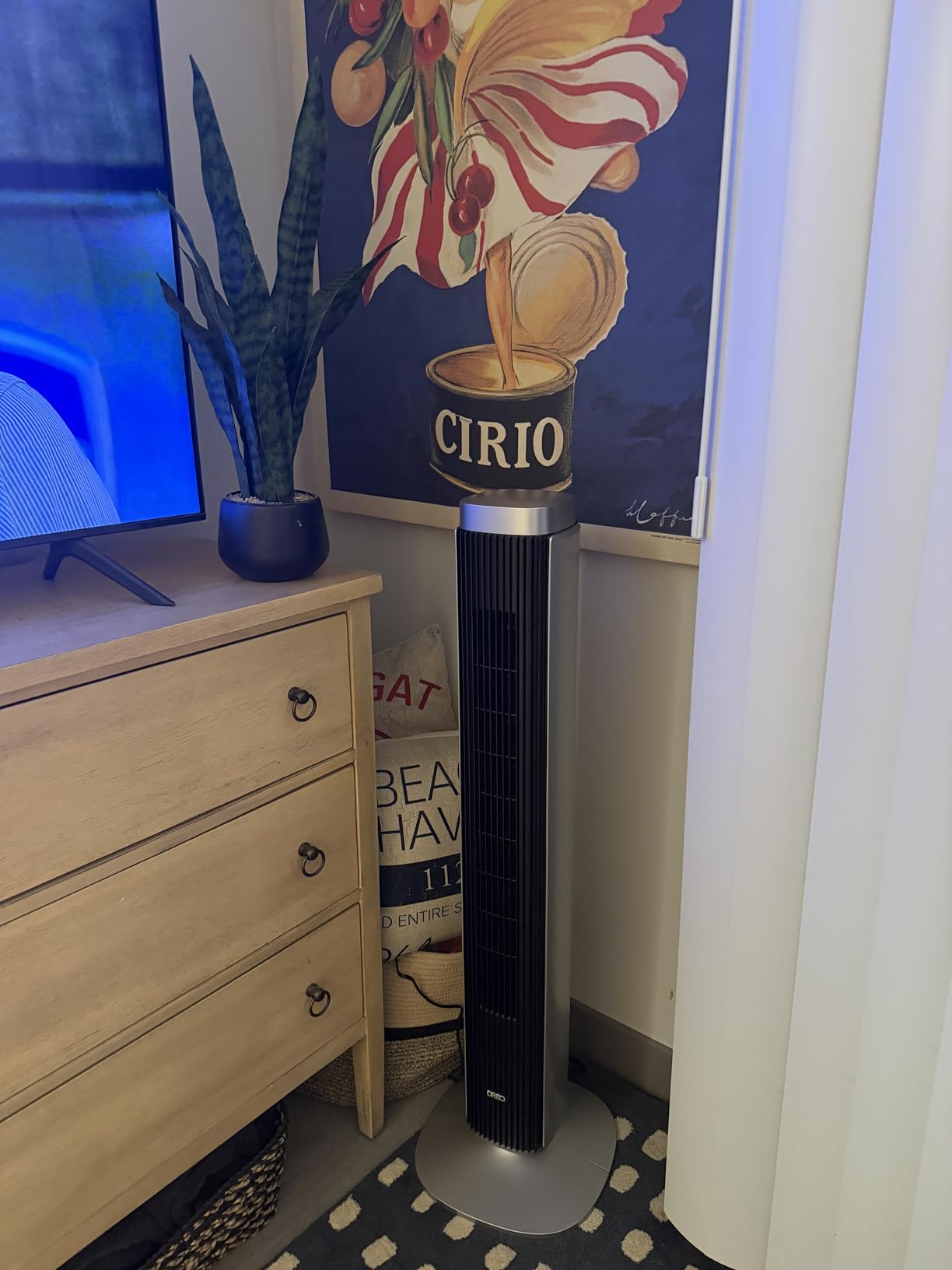 DREO Smart 42'' Tower Fan for Bedroom, 12 Speeds, 20dB Quiet Standing Fan customer photo 1