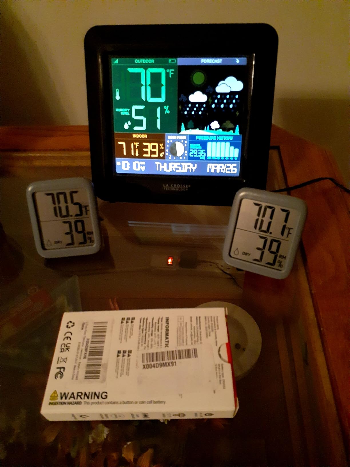 Antonki 2 Pack Room Thermometer Indoor Hygrometer customer photo 2