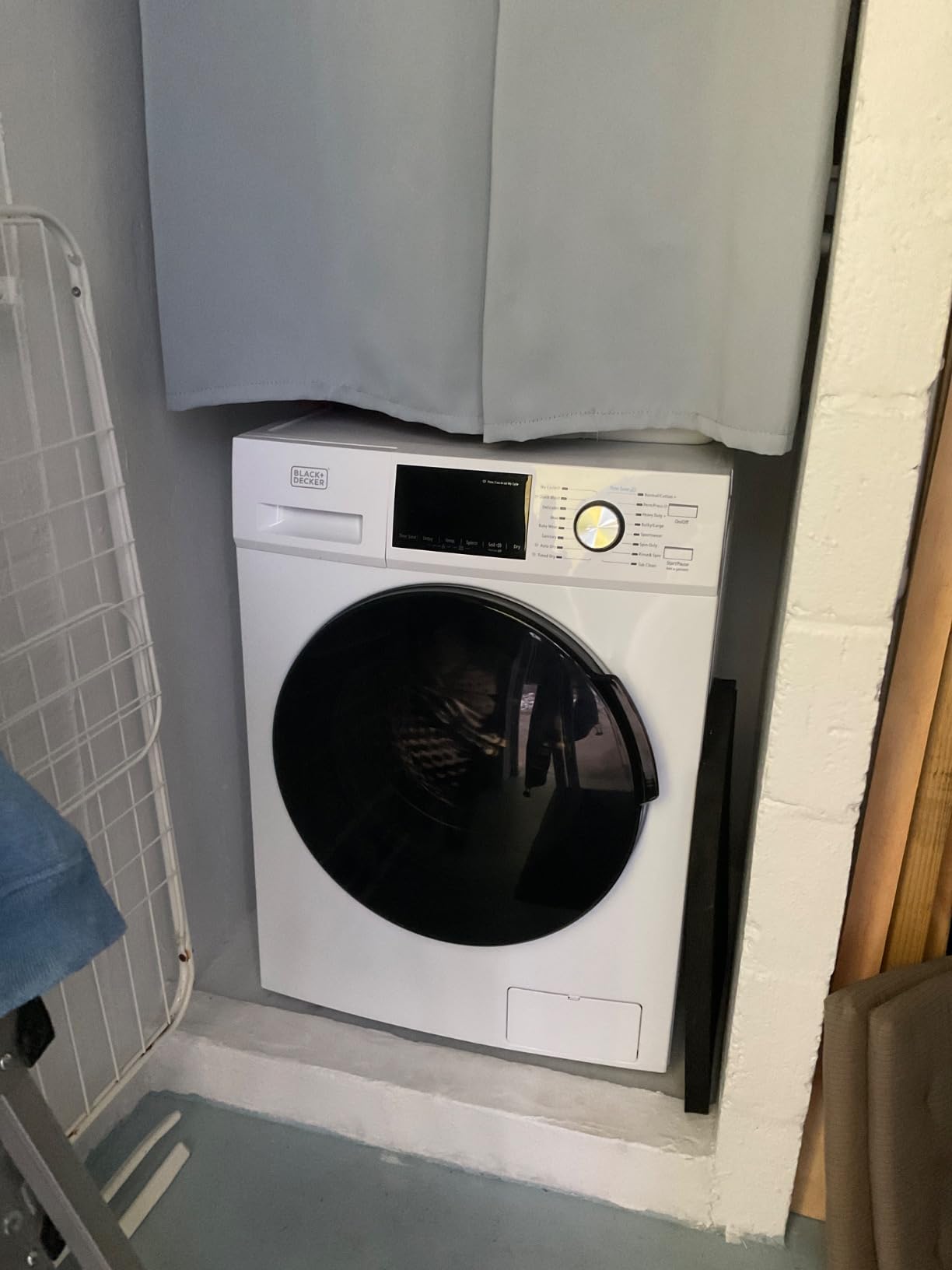 BLACK+DECKER Washer and Dryer Combo, 2.7 Cu. Ft. Capacity, BCW27MW, White customer photo 2