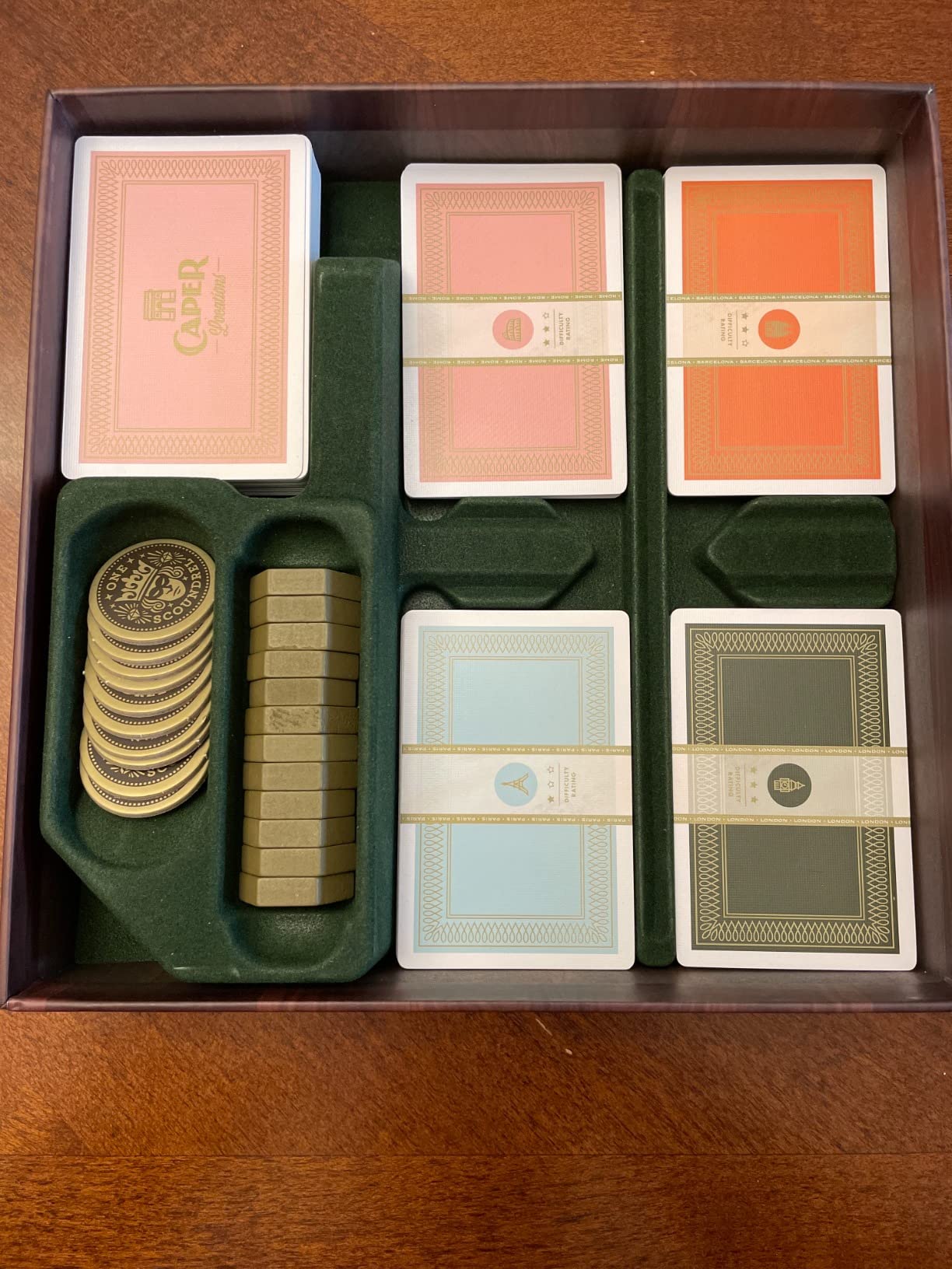 Caper Europe | Strategic Two-Player Board Game for Ages 10+ | Fast-Paced Card Drafting Heist Across Europe | Travel-Friendly Box with Stunning Art | Perfect for Couples and Family Game Night customer photo 1
