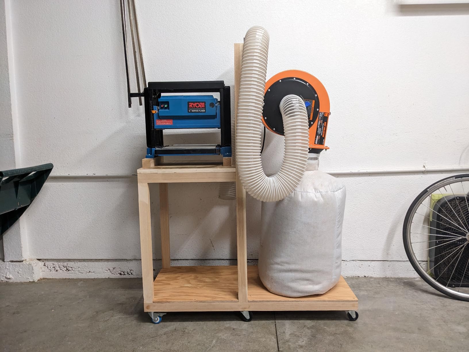 WEN Woodworking Dust Collector, 7.4-Amp Induction Motor with 15-Gallon Bag, Mobile Base, and Optional Wall Mount (DC3474) customer photo 1