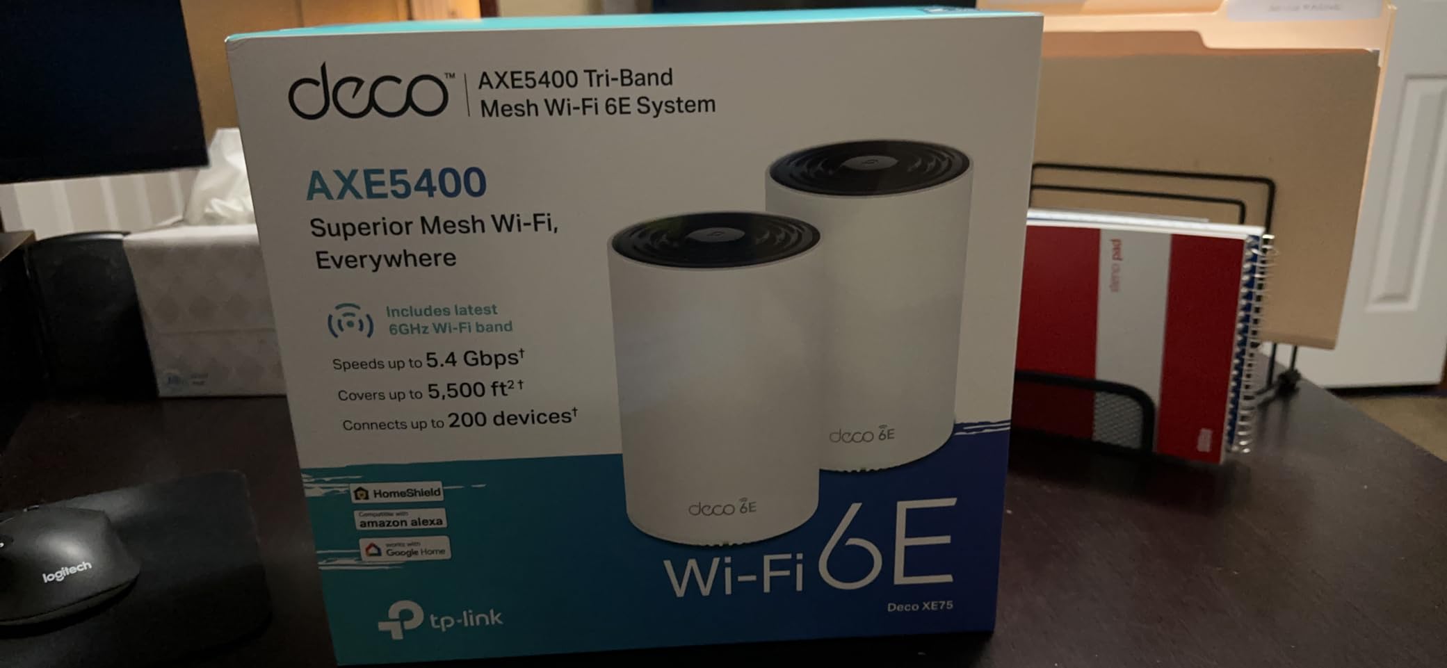 TP-Link Deco XE75 AXE5400 Tri-Band WiFi 6E Mesh System, 2-Pack customer photo 2