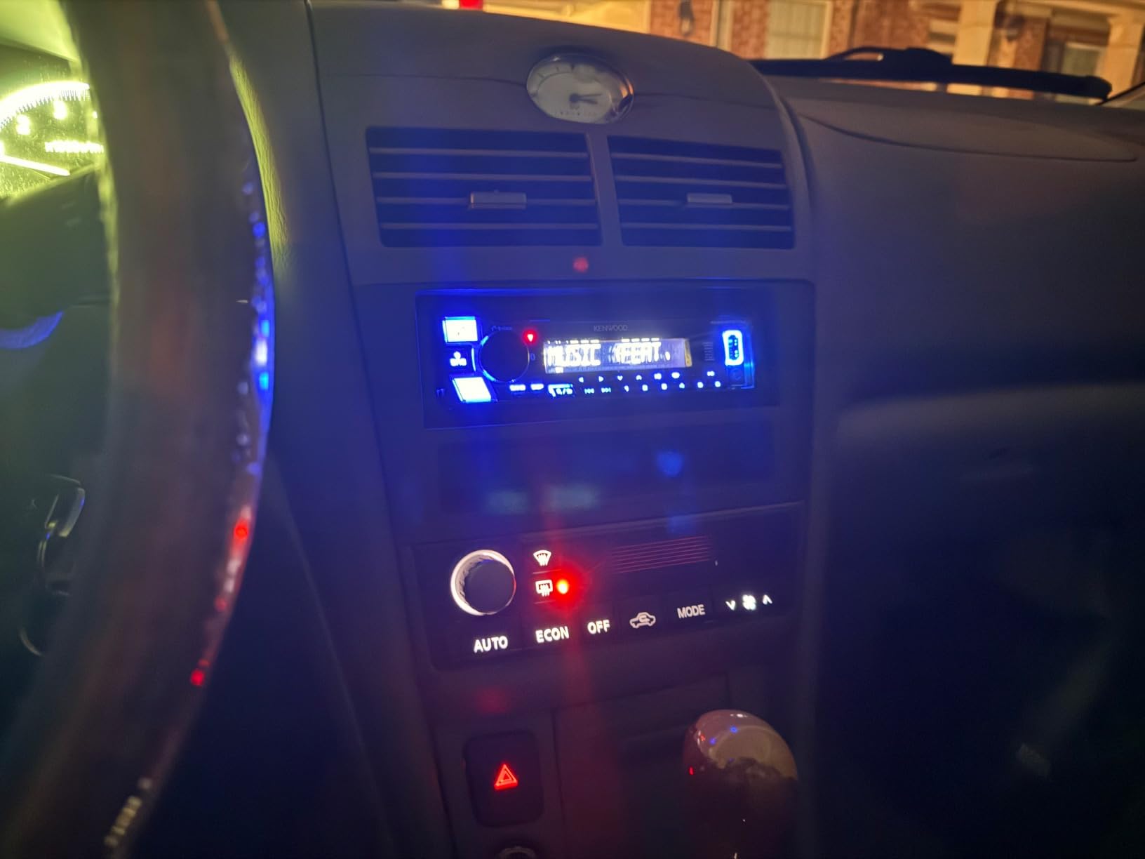 KENWOOD KMM-BT270U Bluetooth Digital Media Car Stereo Receiver with USB Port – AM/FM Radio, MP3 Player, High Contrast LCD, Detachable Face Plate, Single DIN, 13-Band EQ customer photo 2