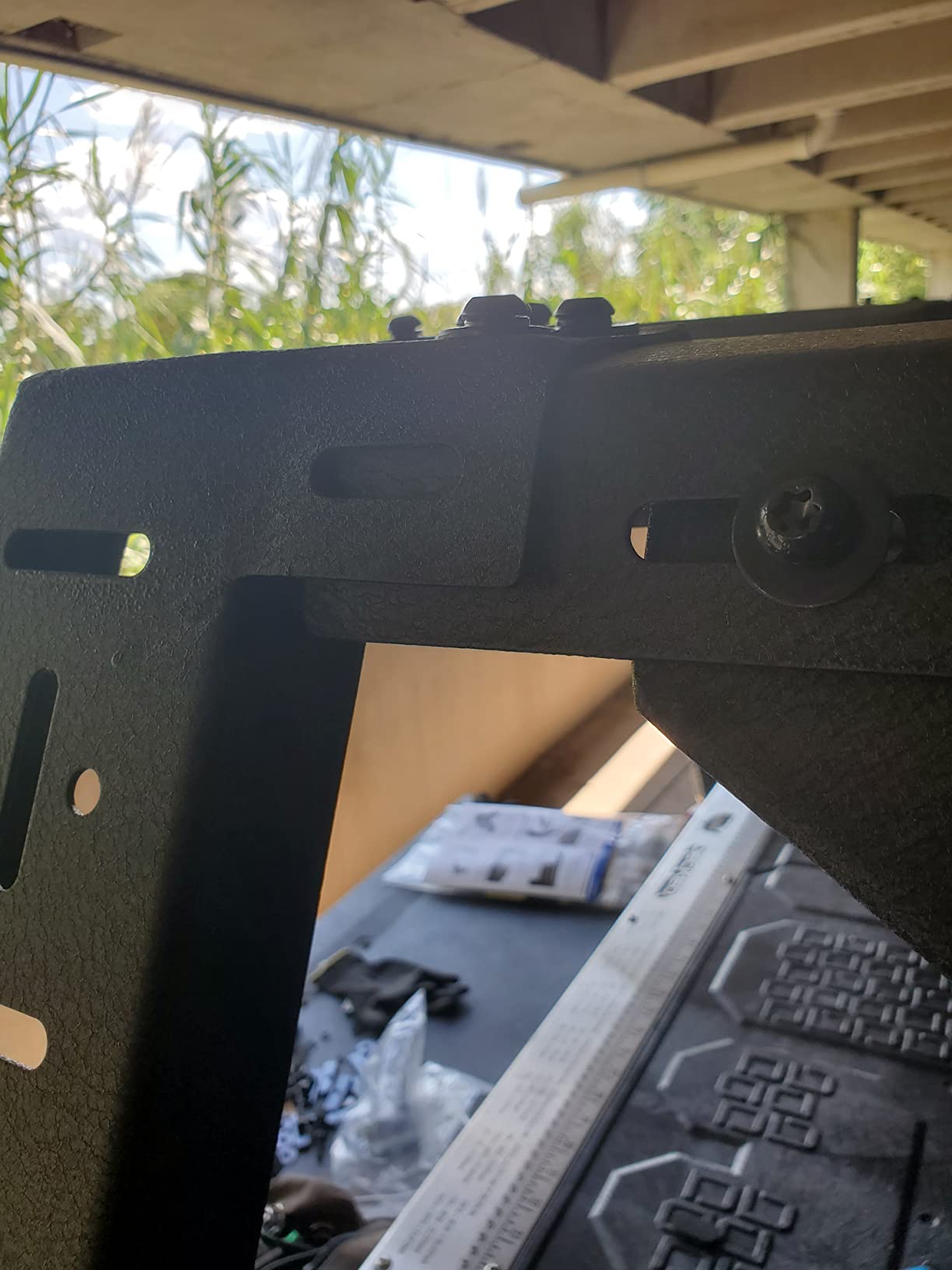 Tyger Auto Plate Style Overland Bed Rack for Full-Size Pickup Trucks | Compatible with Ram 1500 & HD, Ford F-Series, Silverado, Sierra, Titan & XD (see image for size chart) | TG-BK2U55637, Black customer photo 1