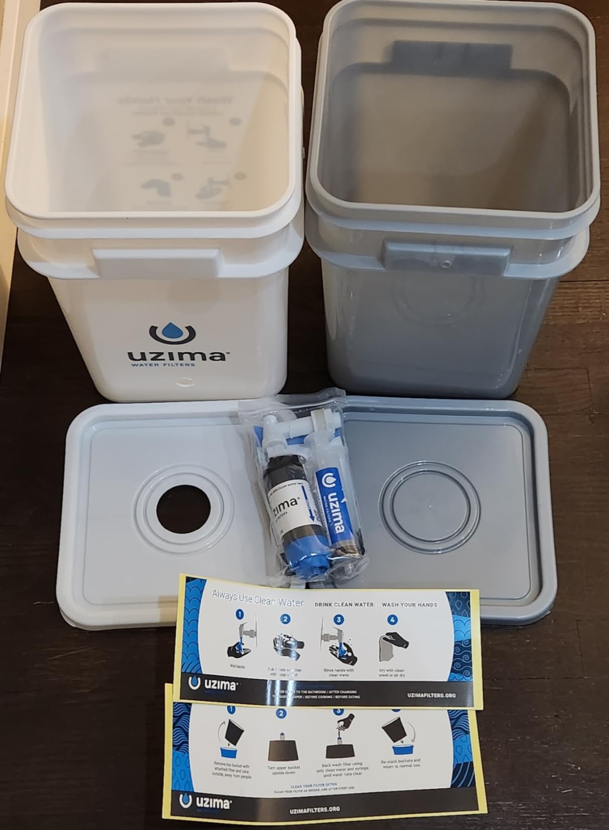Uzima UZ-2 Camping Water Filter and Drinking Water Filter System, Portable Survival Camping Essentials, Backpacking Purification Gear for Glamping, Hiking, and Hunting Essentials and Military Gear customer photo 1
