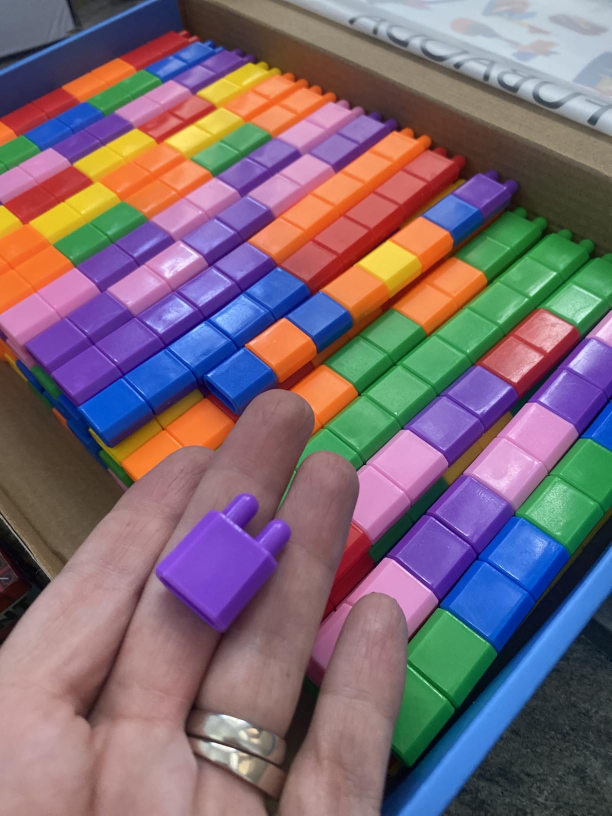 FUBAODA Kids 600pcs Set Building Blocks Construction Toy - Learning Playset STEM Educational Kit Child Branin Development Preschool Kindergarten Toy customer photo 1