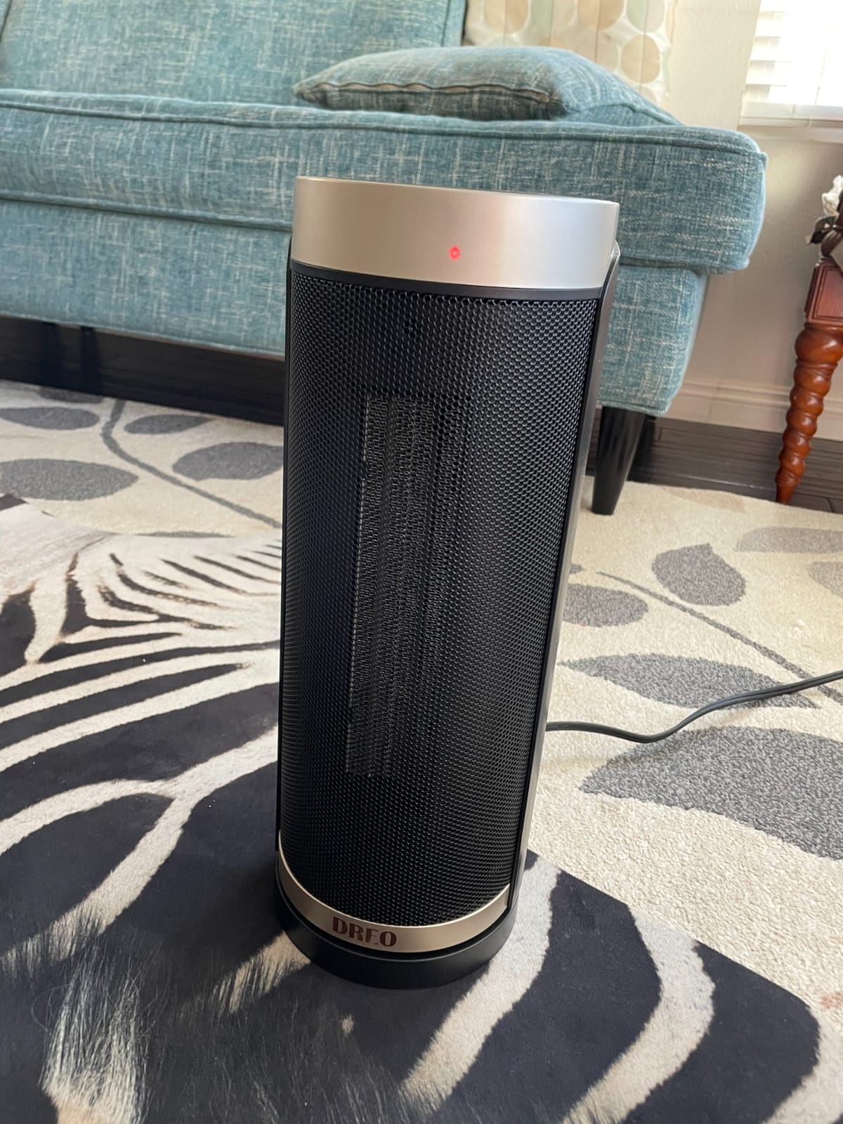 DREO 1500W Electric Space Heater with Remote for Large Room Bedroom,16 Inch | Fast Heating with ObliqueAirflow, Quiet Operation, 70° Oscillation, Remote Control, ECO Mode and ETL-Listed Safety, 12H Timer customer photo 1