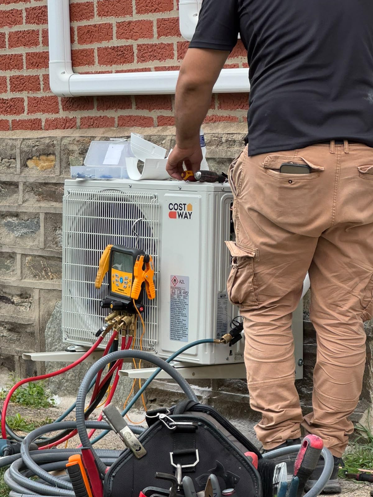 COSTWAY 24000BTU Mini Split Air Conditioner& Heater customer photo 2